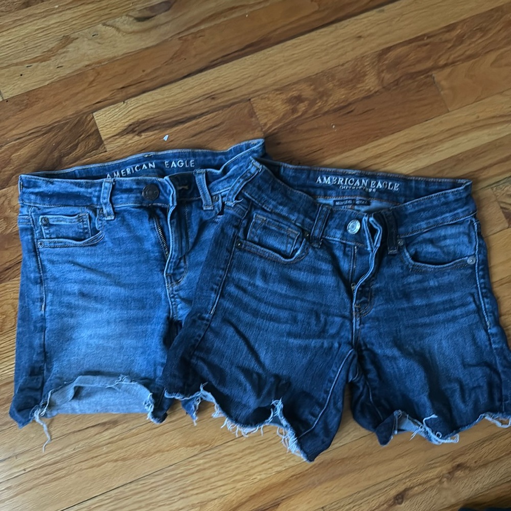 American eagle outfitters 2 denim shorts size 0